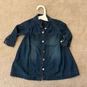 Infant girl Old Navy denim dress